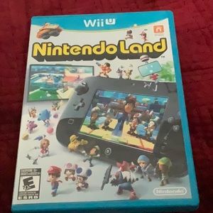 Wii U Nintendo Land game. Used but in perfect working condition
